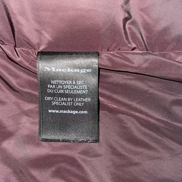 Mackage Adali Bordeaux Down Parka Coat - Picture 9 of 15
